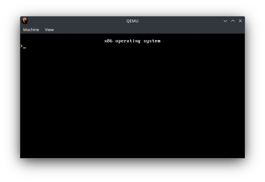 x86 OS Boot Screen